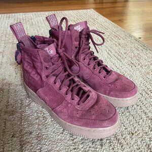 The Force is Female Nike Hightop AirForces